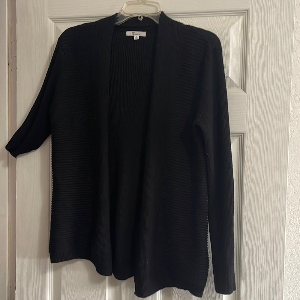Black cardigan